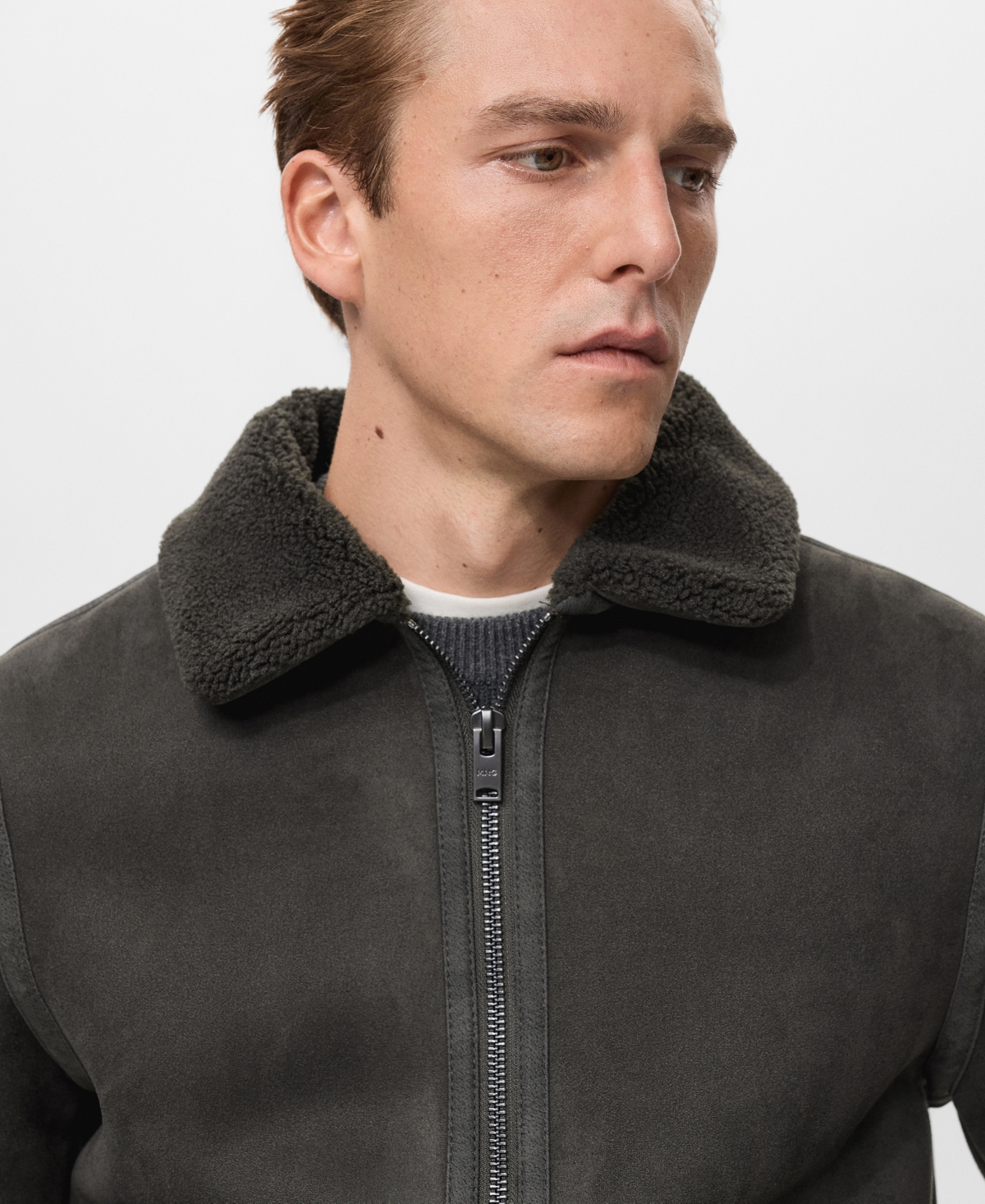 Mango Men's Double Face Sheepskin-Effect Jacket