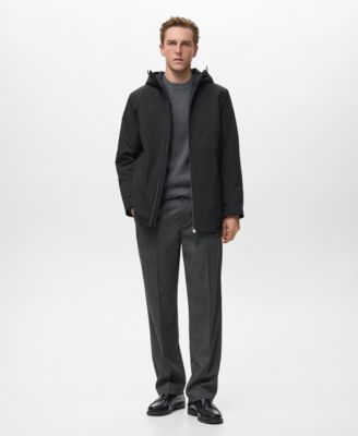 Men's Water-Repellent Hooded Parka