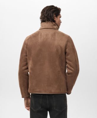 Men's Reversible Sheepskin Effect Jacket