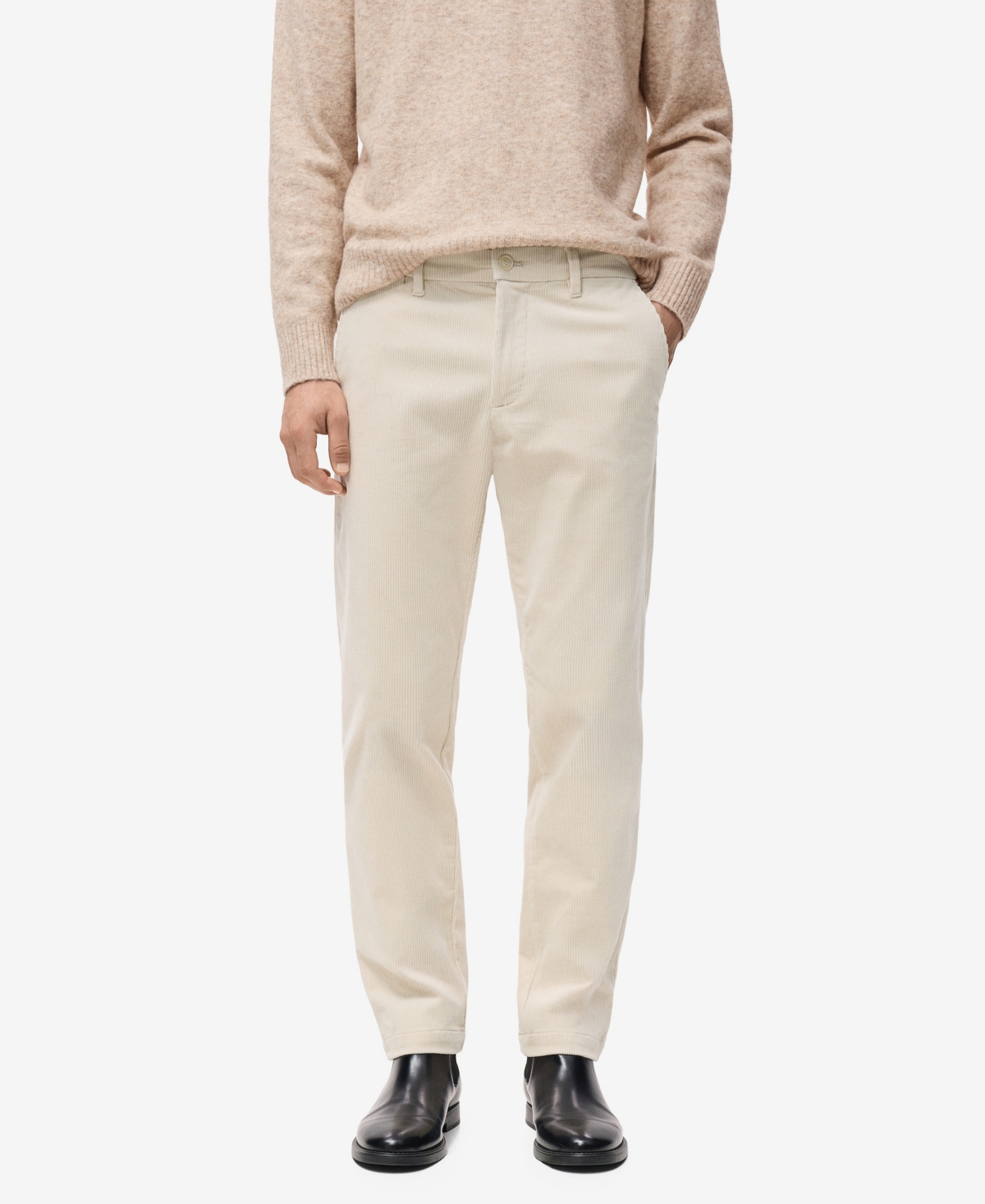 Mango Men's Corduroy Slim-Fit Pants