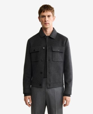 MANGO - Men's Wool Pockets Jacket
