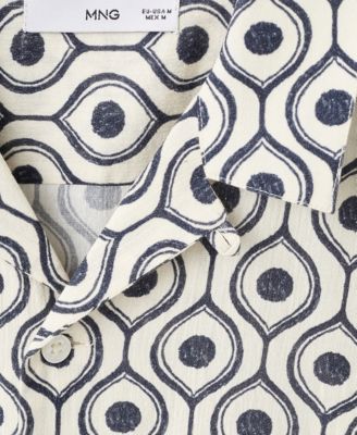 Men's Relaxed-Fit Printed Shirt