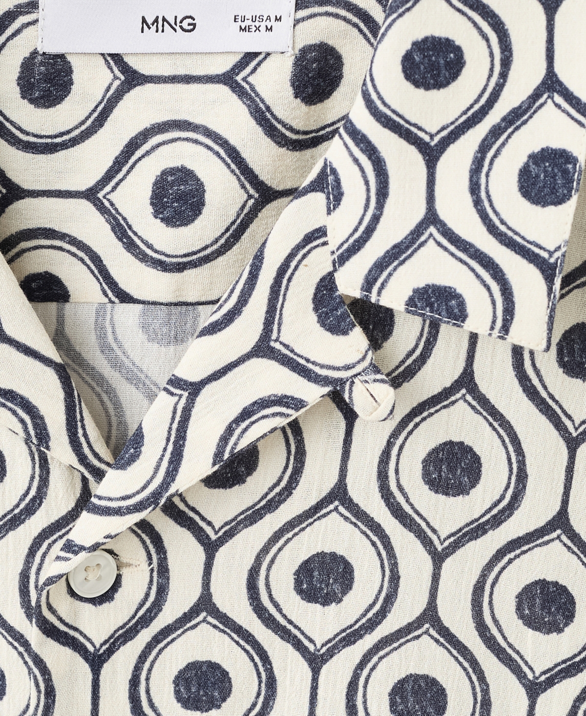 Mango Men's Relaxed-Fit Printed Shirt