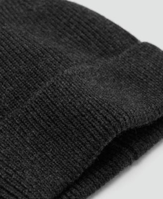 Men's Ribbed Wool Beanie Hat
