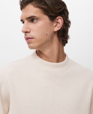 Men's Regular-Fit Knitted Sweatshirt