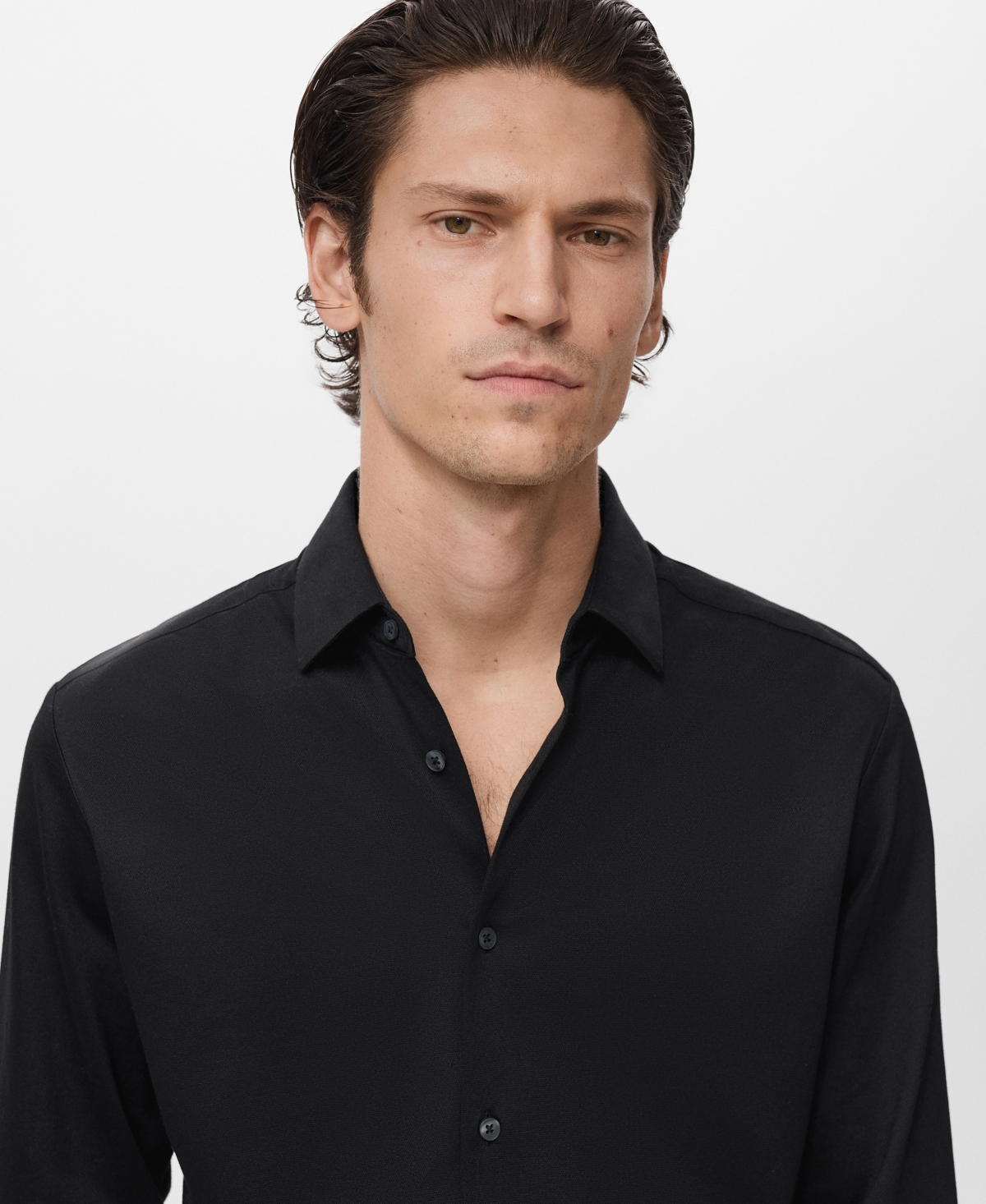 Mango Men's Comfort Stretch Non-Iron Shirt