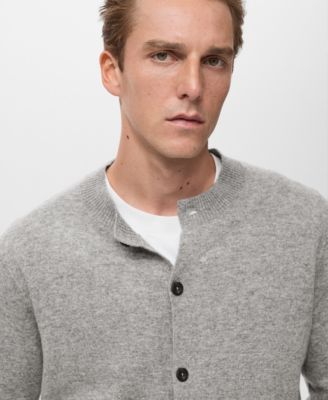 Men's Extra-Fine Wool Buttons Cardigan
