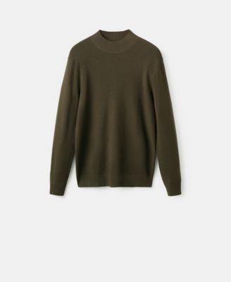 Men's Structured Perkins-Neck Sweater