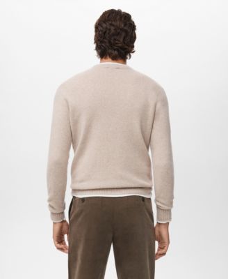 Men's Knitted Wool Blend Sweater