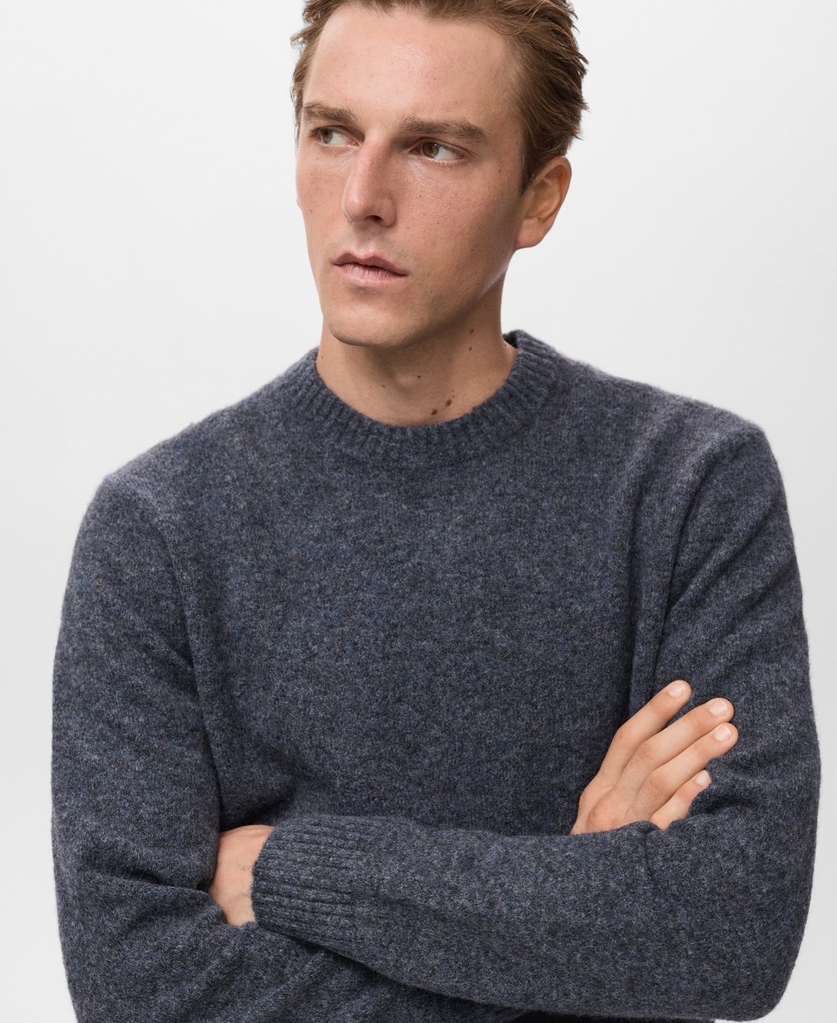 Mango Men's Wool And Alpaca-Blend Sweater