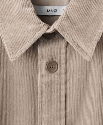 Men's Corduroy Cotton Overshirt