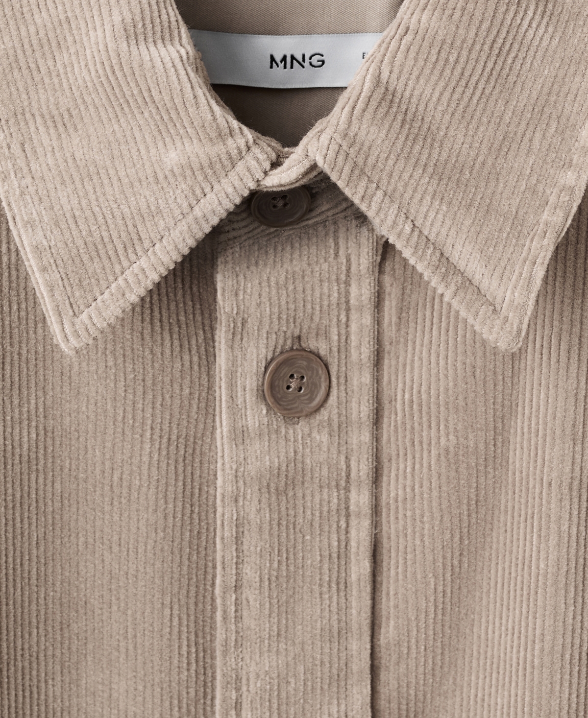 Mango Men's Corduroy Cotton Overshirt