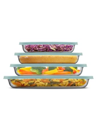 JoyJolt Borosilicate Glass Oven Dishes with Lids, Set of 4 - Macy's