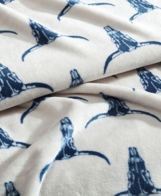 Printed Ultra Soft Plush Fleece Throw, 50" x 70"