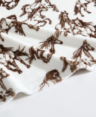 Printed Ultra Soft Plush Fleece Throw, 50" x 70"