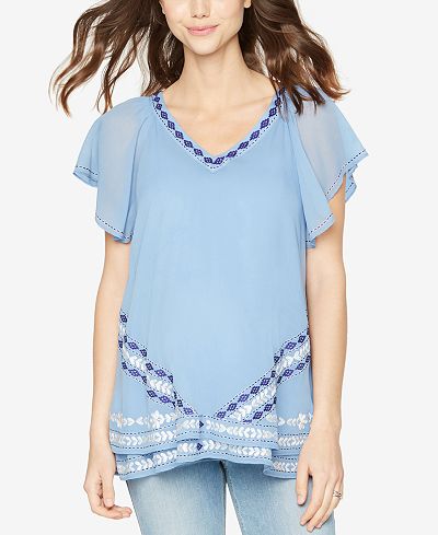 A Pea In The Pod Maternity Embroidered Top