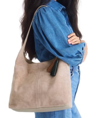 Huntley Leather Hobo Bag