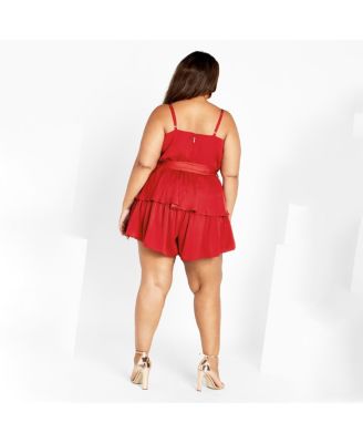 Women's Party Wrap Playsuit