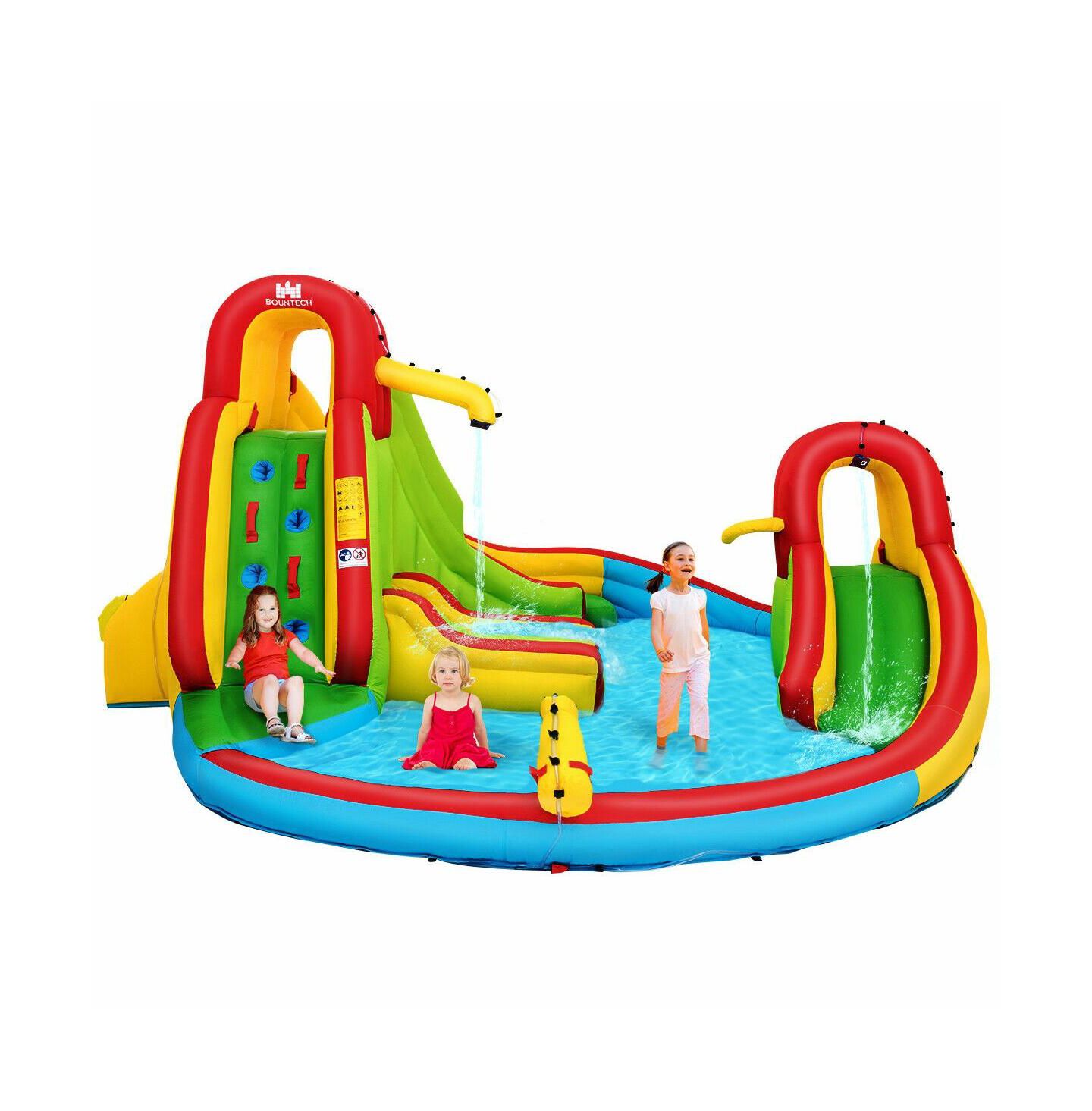 Детская игрушка INOLAIT Inflatable Water Slide Bounce House with Climbing Wall and Pool, For up to 3 Children, Ages 3+ — фото 3