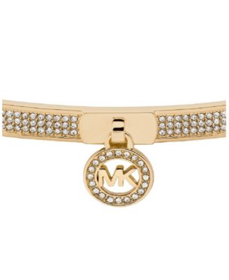 Pav&eacute; Logo Bangle Bracelet