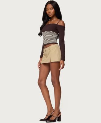 Women's Darya Striped Off Shoulder Knit Top