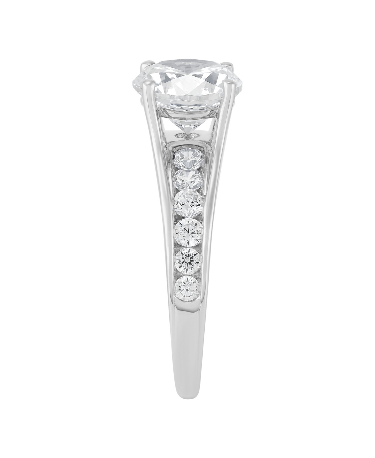 IGI Certified Lab Grown Diamond Engagement Ring (2-1/2 ct. t.w.) in 14k Yellow or White Gold