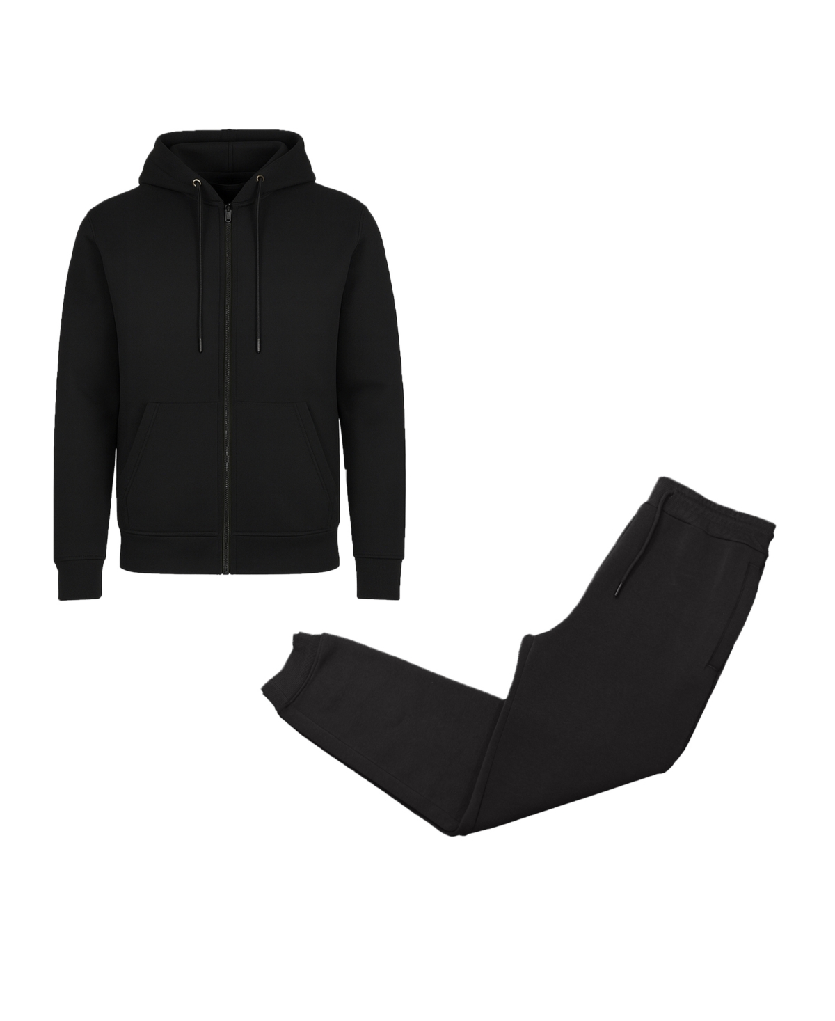 Galaxy By Harvic Men's Full-Zip Hoodie and Jogger Pants, 2-Piece Set