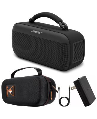 SoundLink Max Bluetooth Speaker + Hard Shell Travel Case and USB Plug and AUX Cable
