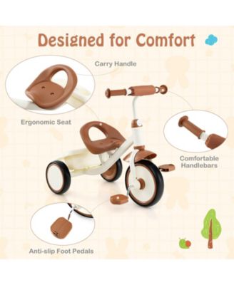 Toddler Tricycle Kids Trike with Adjustable Seat