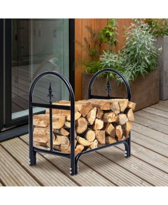 2 Feet Outdoor Heavy Duty Steel Firewood Storage Holder