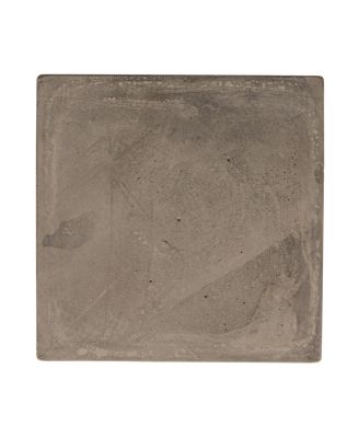 Contemporary Cement Boxes with Lids, Grey, Set of 2