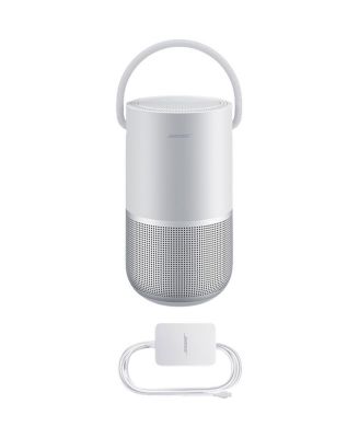 2x Portable Home Speaker, Luxe Silver