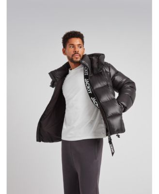Men's EZ Boxed Hooded Racer Puffer Jacket