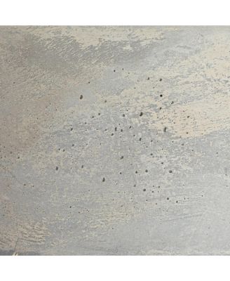 Contemporary Cement Boxes with Lids, Grey, Set of 2