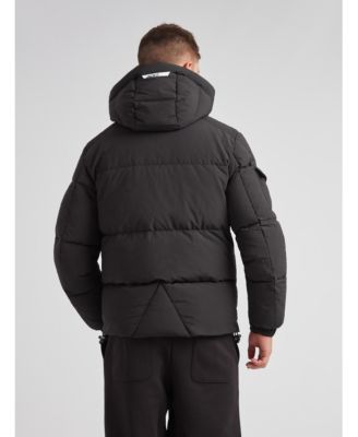 Men's EZ Water Hooded Puffer Racer Jacket