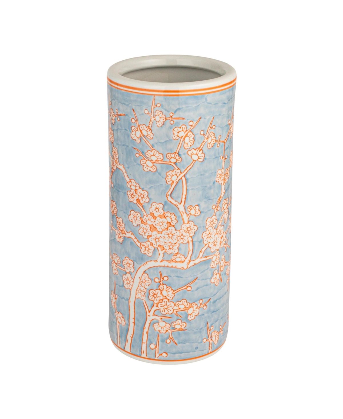 Storied Home Ceramic Umbrella Stand - Blue