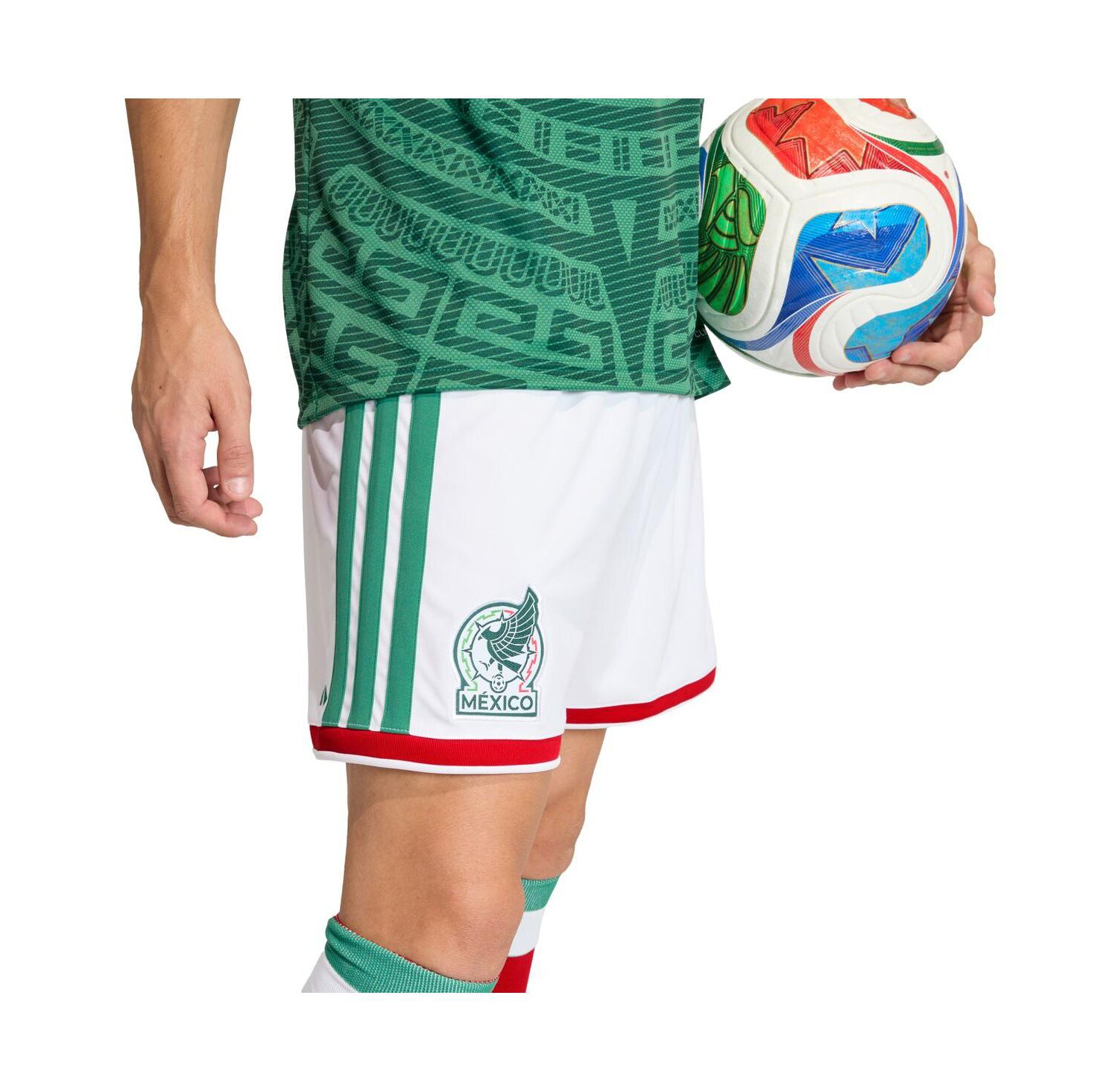 Men's White Mexico National Team FIFA x World Cup 2026 Replica Shorts