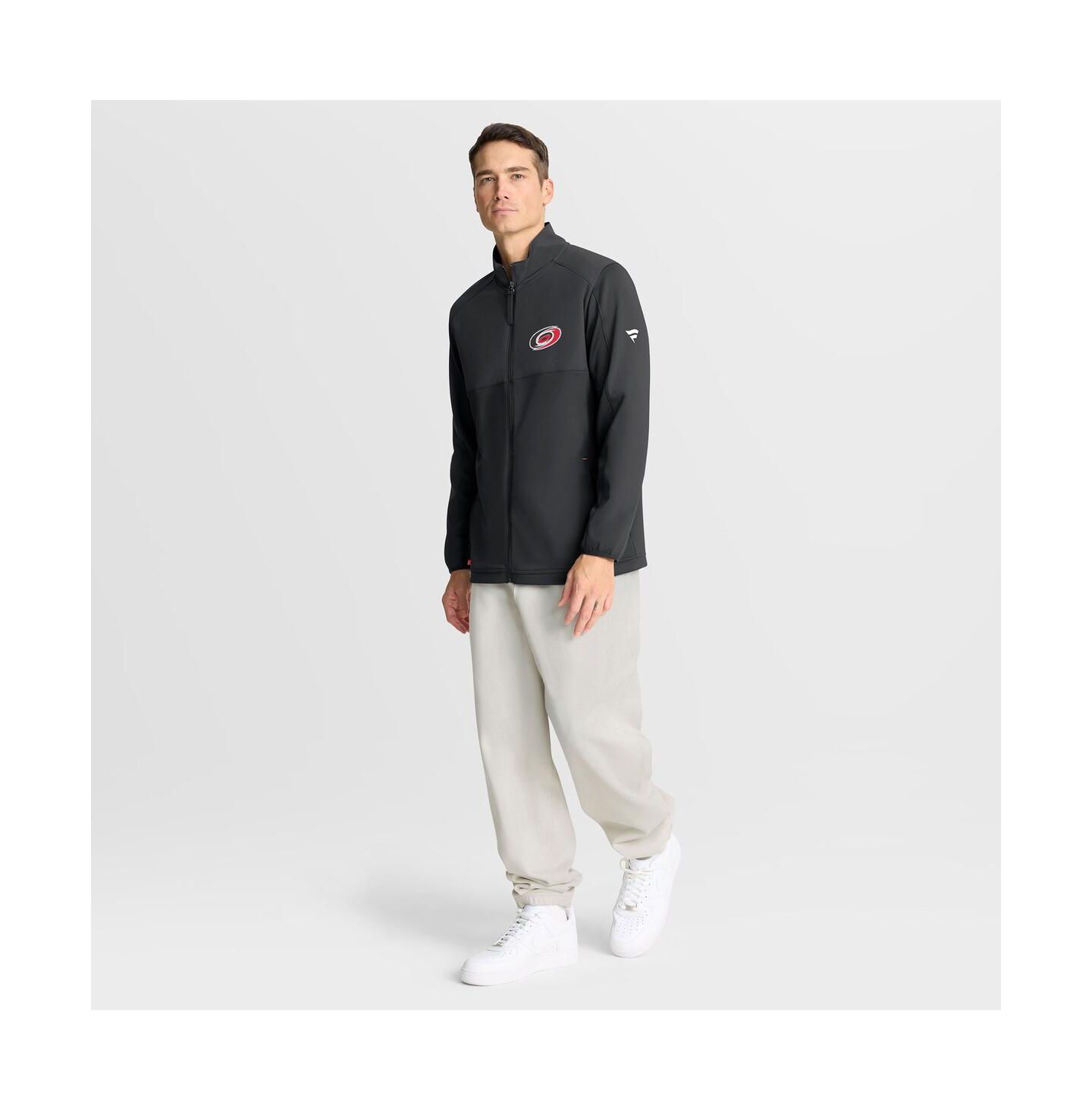 Мужская куртка Fanatics Black Carolina Hurricanes Authentic Pro Rink Full-Zip — фото 4