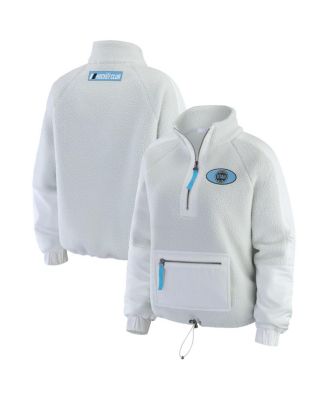 Women's Gray Utah Mammoth Polar Fleece Quarter-Zip Jacket