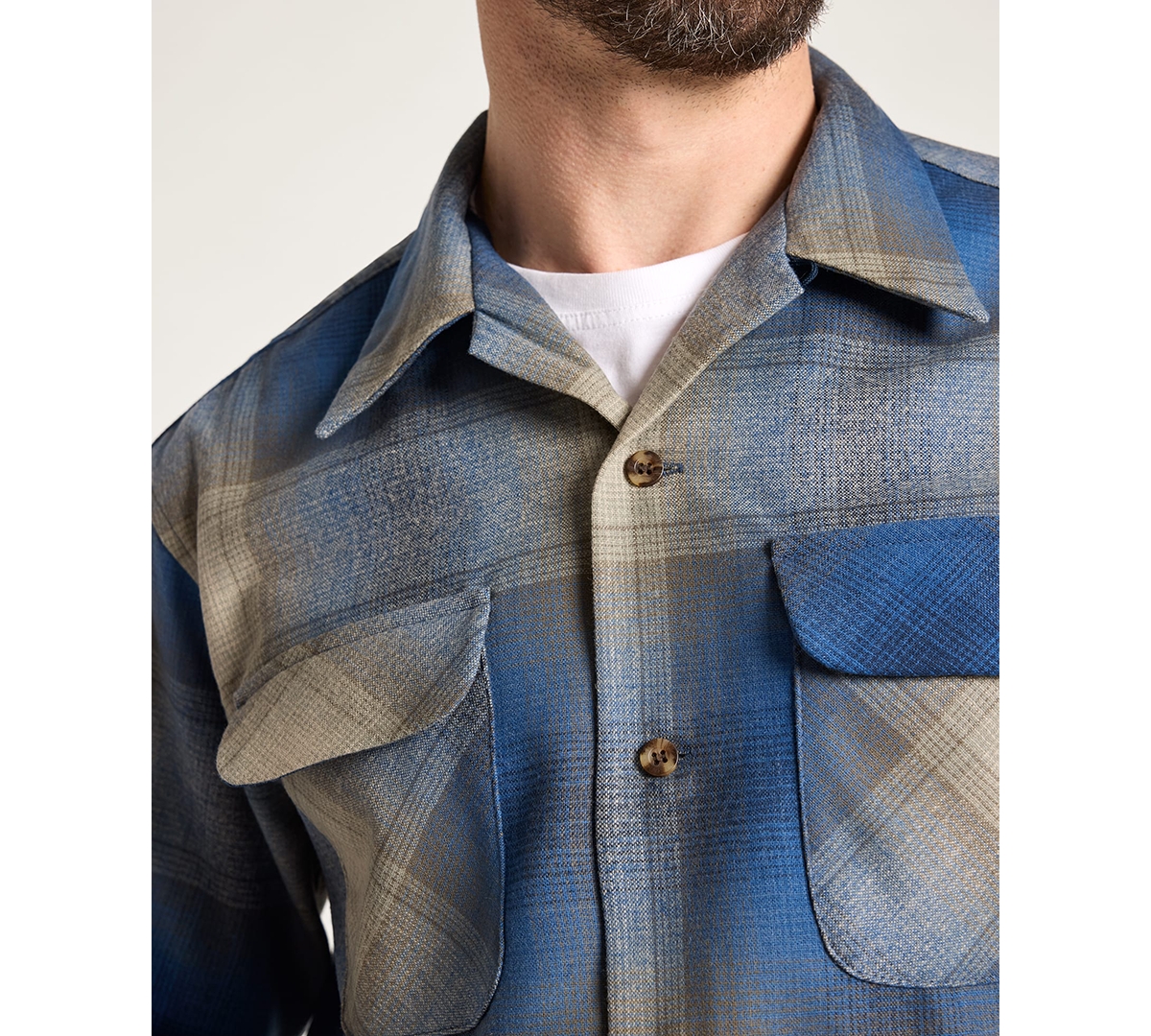 Pendleton Men's Long-Sleeve Sport Collar Board Shirt