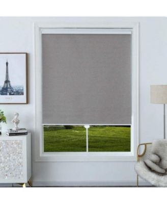 Polyester Hudson Blackout Roller Shade 39x72" Pepper