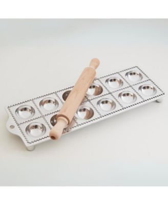 Ravioli Mold with rolling pin - 12 pc