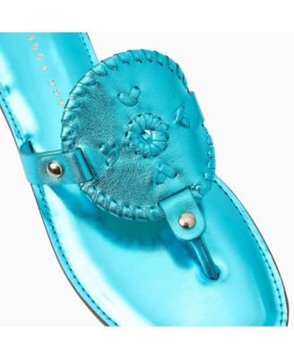 Collins Silver Metallic Nappa Leather Sandal