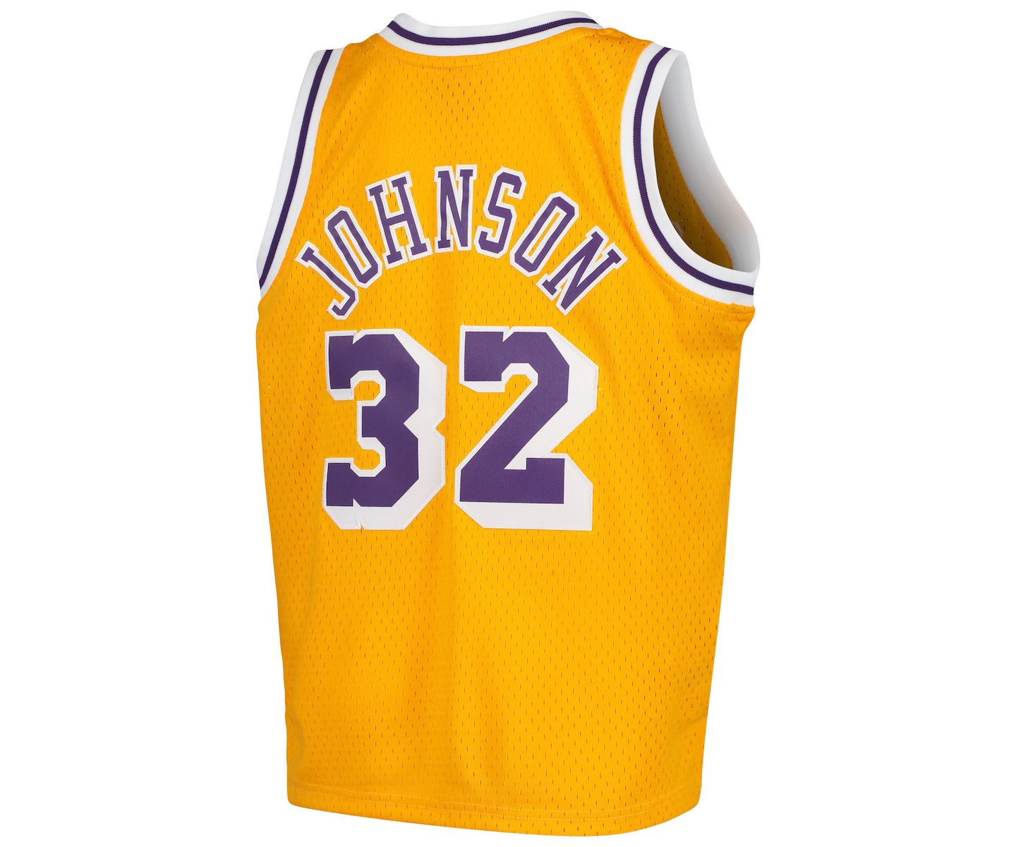 Детская джерси Mitchell & Ness Magic Johnson Los Angeles Lakers Hardwood Classic Swingman — фото 3