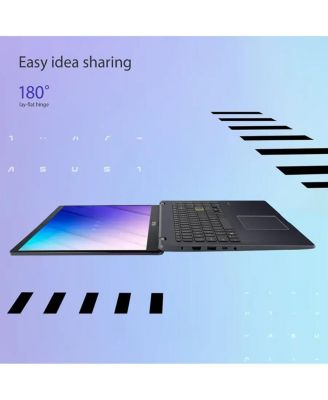 Vivobook Go 15 L510 15.6" Full HD Laptop, Intel Celeron N4500 1.1GHz, 4GB RAM, 128GB eMMC, Windows 11 Home S Mode, Star Black