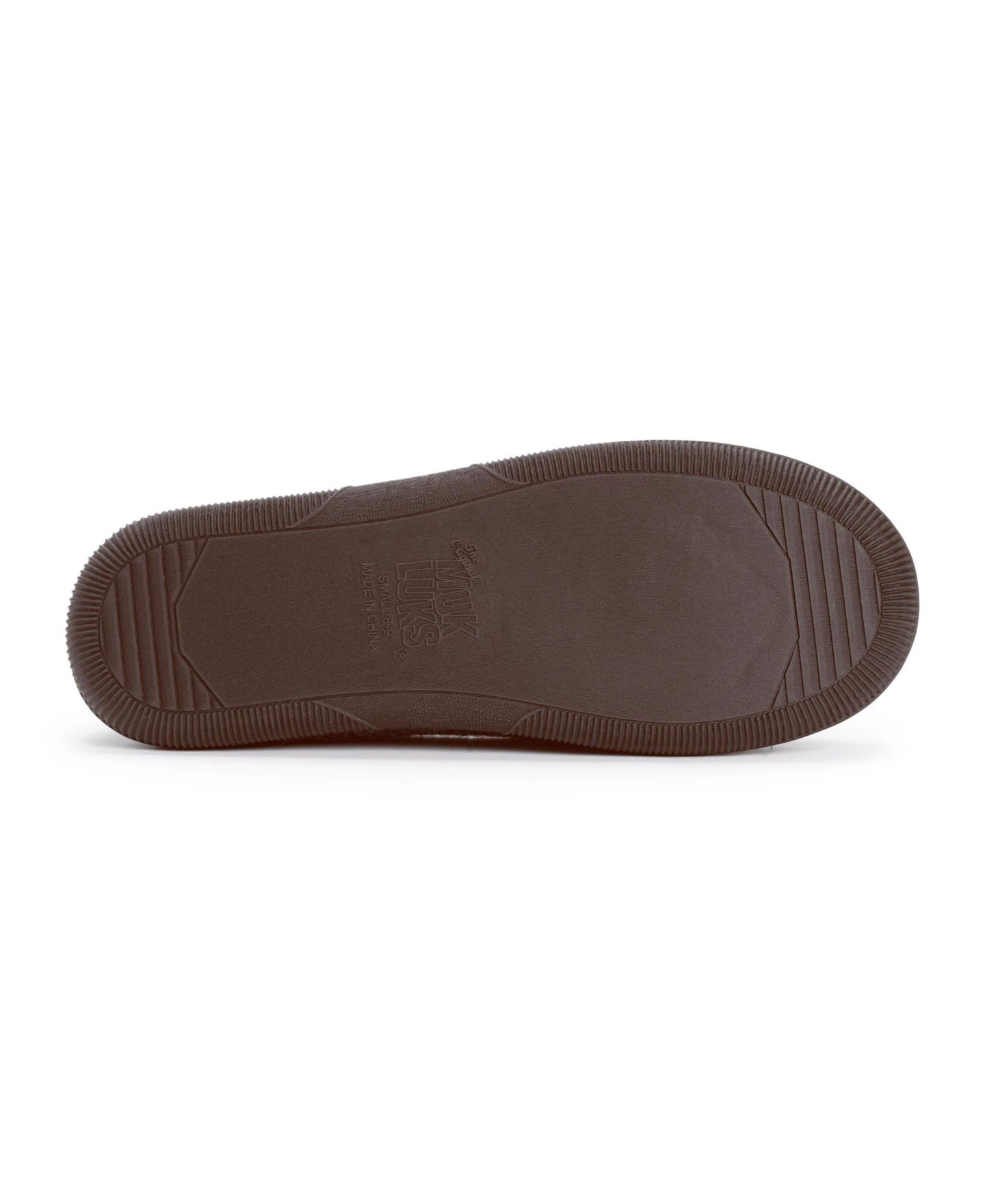 Мужские сабо MUK LUKS Faux Suede Clog Slippers, цвет: Верблюжий — фото 7