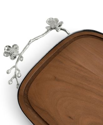 White Orchid Bread Board