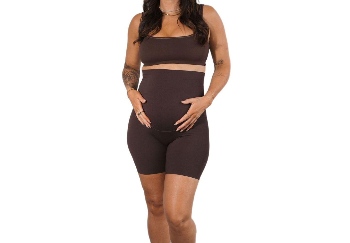 Женские шорты Vitality Cloud II Maternity Rider Short, цвет: Тёмно-коричневый — фото 1