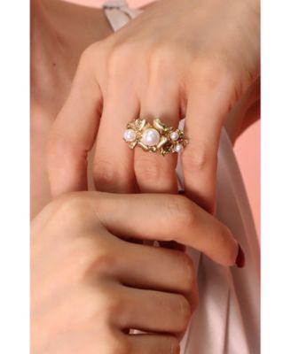 Garden Blossom Wide Ring
