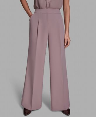 Women's Pleated High-Rise Wide-Leg Pants